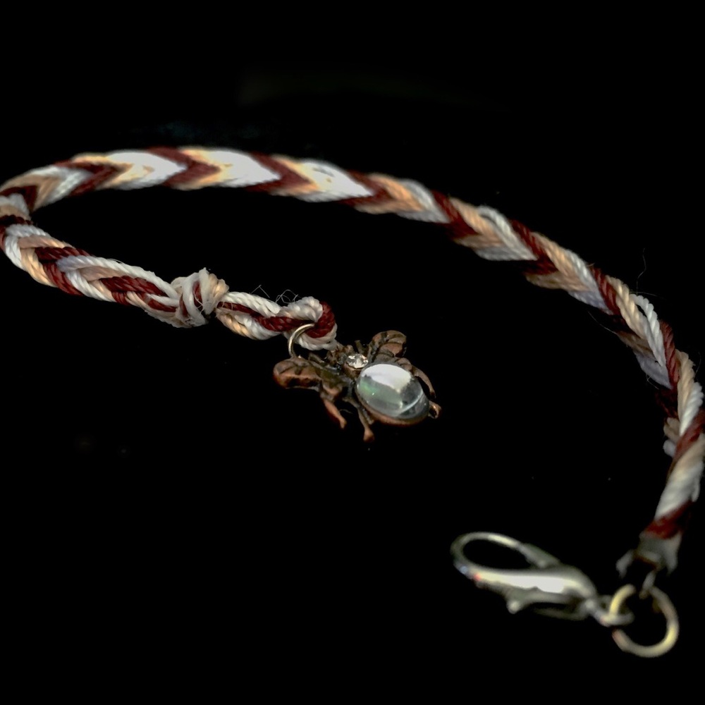 Beetle, bug, braided, bracelet 🐝